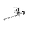 Valfex VF.22587 Смеситель для ванны, длинный излив, латунь Gemini Сhrome (8)