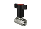 Valfex VF.235.NT1.034.N/P59.R Кран шаровой N/P59 для ВОДЫ 3/4" ВР/ВР Т-образн. красн. руч.