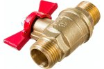 Valfex VF.219.LB1.012.П Кран шаровой ПОДЛОЖКА для ВОДЫ 1/2" НР/НР ручка-бабочка