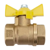 Valfex VF.277.LB3.012GP ГС Кран шаровой для ГАЗА 1/2" ВР/ВР ручка-бабочка