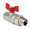 Valfex VF.227.NB2.100.PREMIUM Кран шаровой лат. PREMIUM для ВОДЫ с америк. 1" ВР/НР