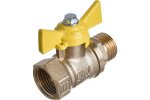 Valfex VF.278.LB3.012GP ГС Кран шаровой для ГАЗА 1/2" ВР/НР ручка-бабочка