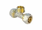 Valfex VF.333.N.321032 Тройник обжимной с переходом на НР 32х1"х32 (30/2) К