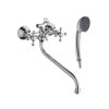 Valfex VF.2208 Смеситель для ванны, длинный излив, шаровый переключатель, латунь Libra Сhrome-1 (10)