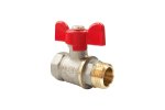 Valfex VF.218.NLB1.034 Кран шаровой латунный OPTIMA для ВОДЫ 3/4" ВР/НР бабочка