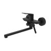 Valfex VF.22816-7 Смеситель для ванны, длинный излив, латунь Adara Black (10)