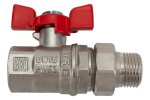 Valfex VF.227.NB1.034.PREMIUM Кран шаровой лат. PREMIUM для ВОДЫ с америк. 3/4" ВР/НР