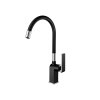Valfex VF.73548-7 Смеситель для кухни, гибкий силиконовый излив, латунь Orion Black (10)
