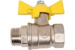Valfex VF.278.NB3.012.N/P59 Кран шаровой N/P59 для ГАЗА 1/2" ВР/НР ручка-бабочка