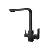 Valfex VF.76803-7 Смеситель для кухни с подключением фильтра, нерж. сталь Antares Black (10)