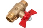 Valfex VF.219.LB1.012.N/P59 Кран шаровой N/P59 для ВОДЫ 1/2" НР/НР ручка-бабочка