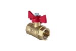 Valfex VF.217.LB1.100.N/P59 Кран шаровой N/P59 для ВОДЫ 1" ВР/ВР ручка-бабочка