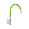 Valfex VF.70112-12 Смеситель для кухни, гибкий силиконовый излив, латунь Estreya Green (10)