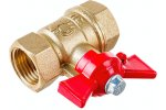 Valfex VF.217.LB1.034.П Кран шаровой ПОДЛОЖКА для ВОДЫ 3/4" ВР/ВР ручка-бабочка