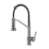 Valfex VF.73826-3 Смеситель для кухни, гибкий выдвижной излив, с держателем излива, латунь, Saiph Graphite (10)