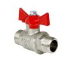 Valfex VF.219.NB1.012.N/P59.Bir Кран шаровой N/P59 БИРКА для ВОДЫ 1/2" НР/НР