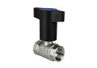 Valfex VF.235.NT1.034.N/P59.B Кран шаровой N/P59 для ВОДЫ 3/4" ВР/ВР Т-образн. синяя руч