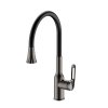 Valfex VF.73825-3 Смеситель для кухни, гибкий силиконовый излив, нерж. сталь Sagittarius Steel Graphite (10)