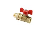 Valfex VF.227.LB1.012.N/P.Bir Кран шаровой N/P БИРКА для ВОДЫ1/2" ВР/НР ручка-бабочка