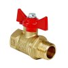 Valfex VF.218.LB1.012.N/P59 Кран шаровой N/P59 для ВОДЫ 1/2" ВР/НР ручка-бабочка